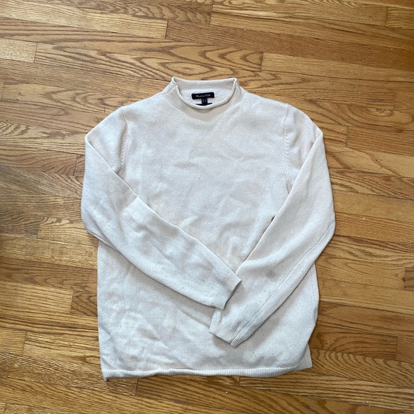 Wool Cashmere mock neck sweater - Picture 1 of 2